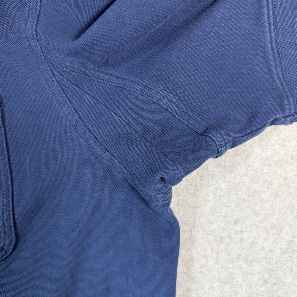 Duluth Trading Co Polo Shirt Mens XL Tall Navy Blue Relaxed Fit Short Sleeve - Picture 6 of 13